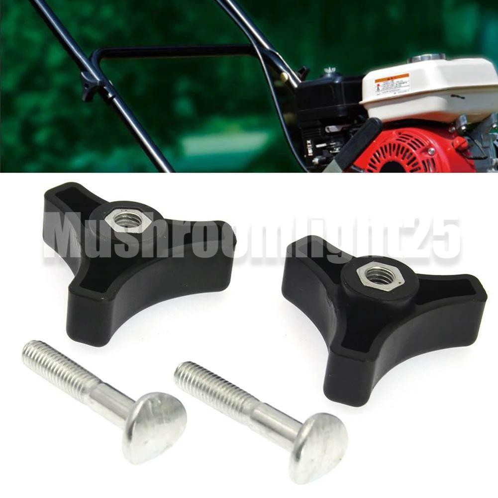 5X Screw Bolt Triangle Handle Knob Nut Parts Replace For Honda Lawn Mower