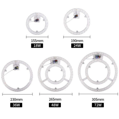 Round Circle Tube Ceiling Lamp Light Panel LED Module 18W-72W Replacement Source