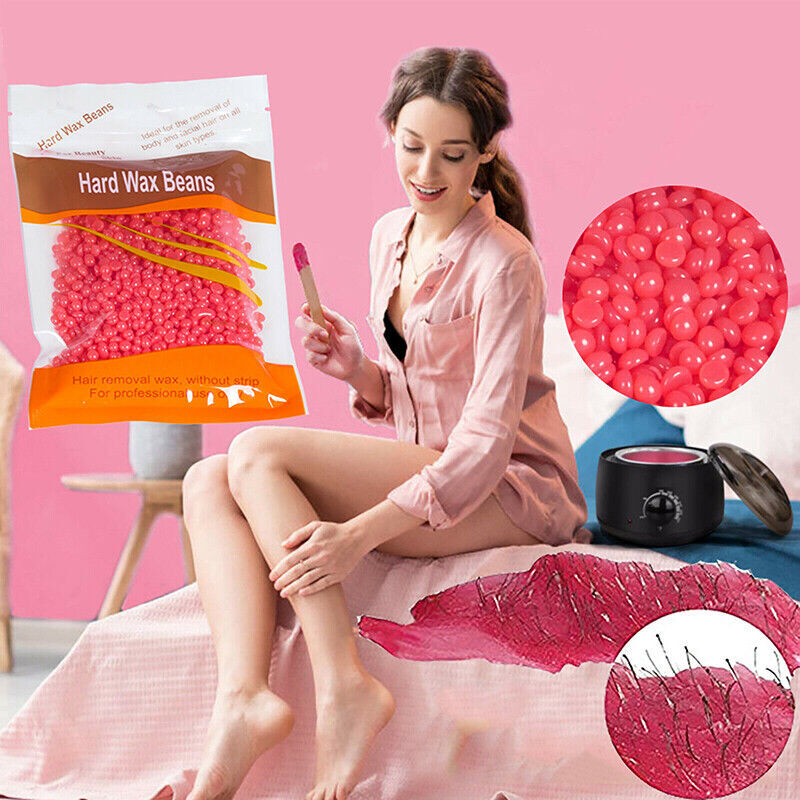 300g Hard Wax Bean No Strip No Pain Hot Film Body Waxing Hair Removal Depilatory