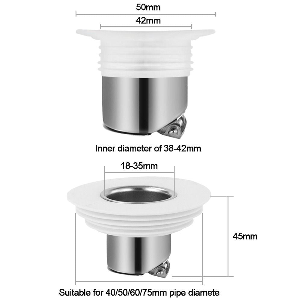 Shower Drainer Seal Stopper Floor Drain Water Pipe Plug Anti odor Drain Cover