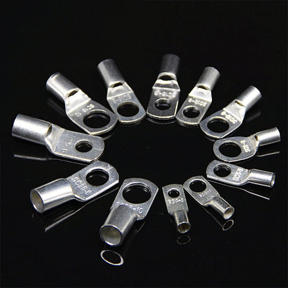 240Pcs 4WD Cable Lug Ring Battery Copper Tube Connector Kits Terminal Crimper AU