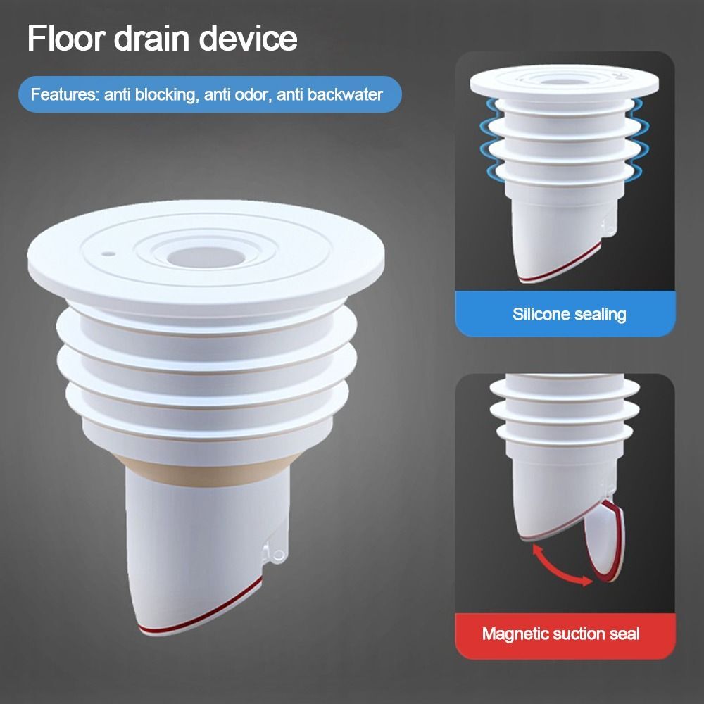 One Way Valve Seal Pipe Sealing Ring Water Pipe Plug Floor Drain Drain Cover