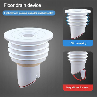 One Way Valve Seal Pipe Sealing Ring Water Pipe Plug Floor Drain Drain Cover