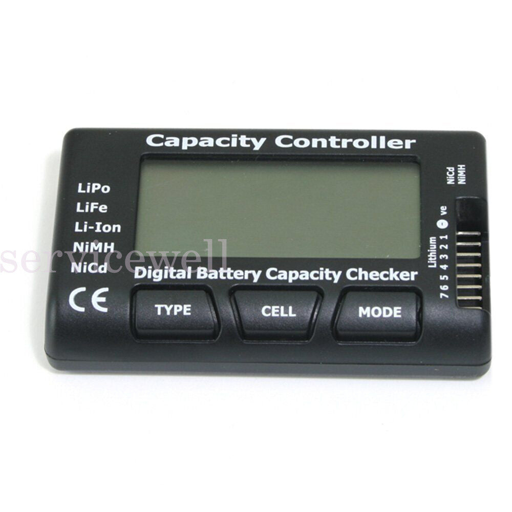 RC CellMeter 7 Digital Battery Capacity Checker Tester For LiPo LiFe Li-ion NiMH