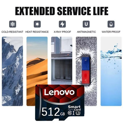 Micro SD Card Class10 V60 TF Memory Card High Speed 128/256/512GB 1TB 2T – Compatible with Lenovo